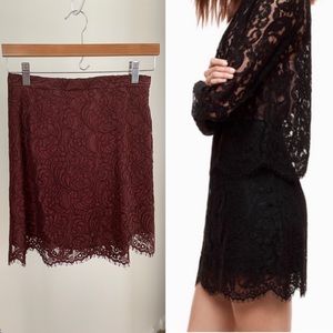 ARITZIA Lace Skirt